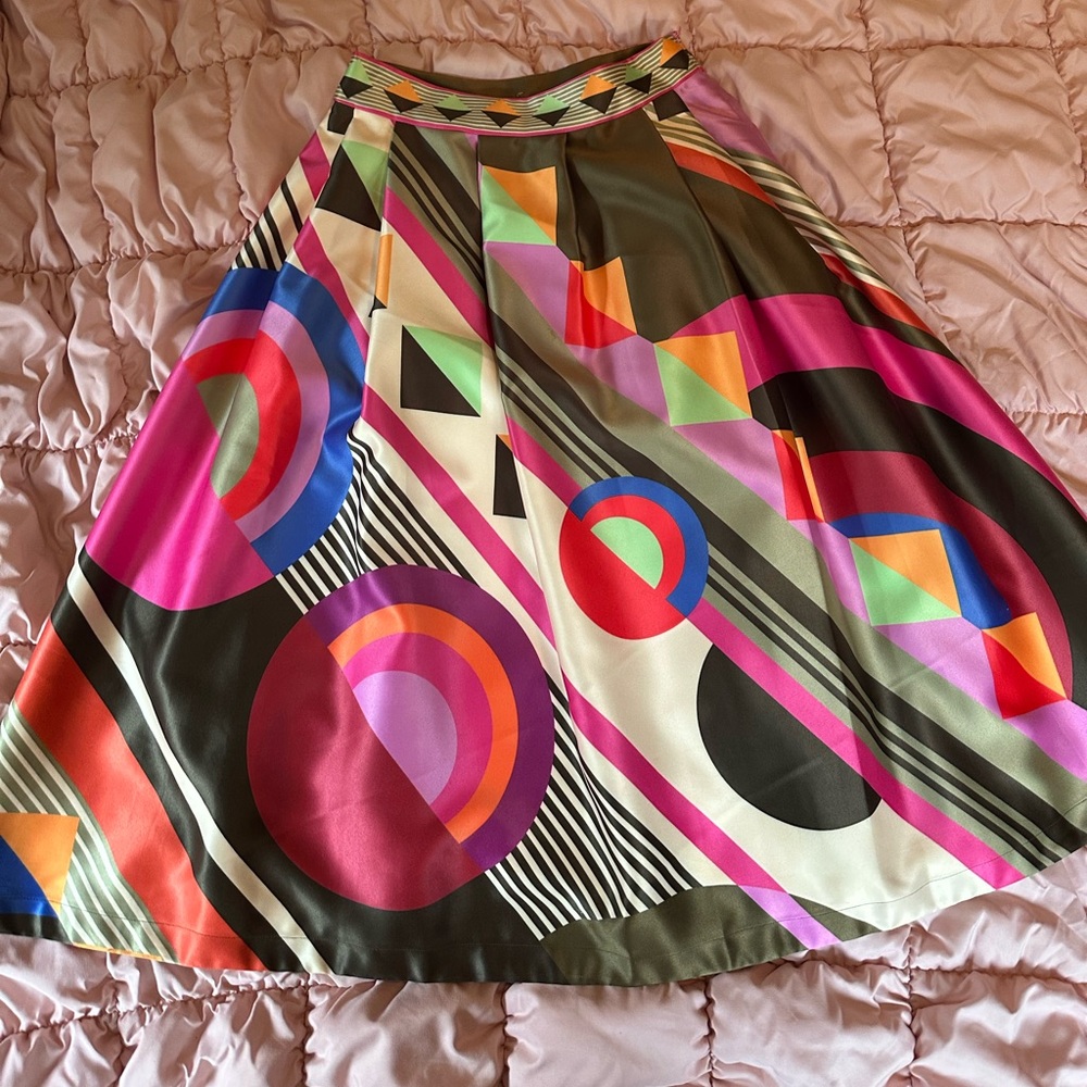 Anthropologie Multicolor A-Line Skirt